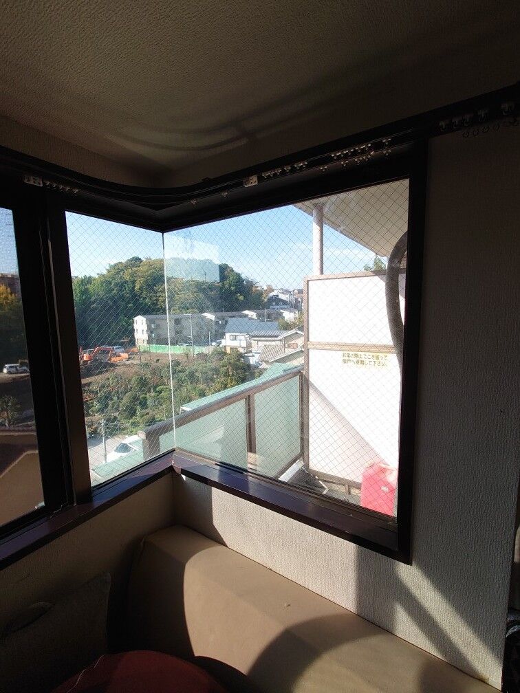 画像1444：神奈川県横浜市／某マンション／風除室ドア框カバー工法